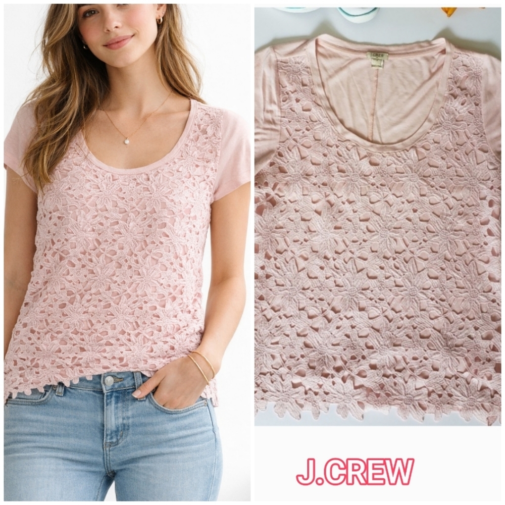 J.CREW PINK TOP